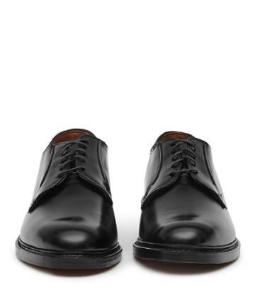 Reiss Leeds 2 - Mens Allen Edmonds Cordovan Leather Shoes In Black, Size 8