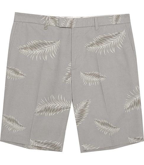 Reiss Jamaica Palm Print Shorts