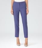 Reiss Verso Trouser - Womens Slim-leg Trousers In Blue, Size 4