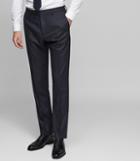 Reiss Norona T - Flannel Wool Trousers In Blue, Mens, Size 30