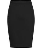 Reiss Dartmouth Skirt - Womens Textured Pencil Skirt In Black, Size 4