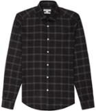 Reiss Chello - Mens Check Shirt In Black, Size Xs