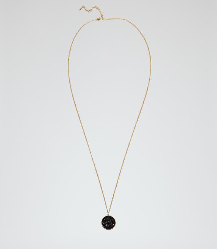 Reiss Nikita - Womens Pendant With Crystals From Swarovski In White, Size One Size
