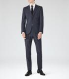 Reiss Cash - Mens Modern-fit Suit In Blue, Size 36
