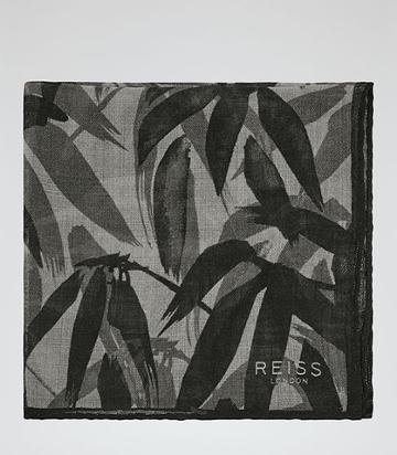 Reiss Bandai Printed Pocket Square