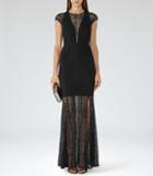 Reiss Tami - Womens Floor-length Gown In Black, Size 4