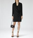 Reiss Perdy - Womens Wrap Dress In Black, Size 4