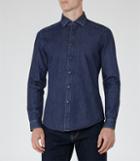 Reiss Novascotia - Mens Slim Denim Shirt In Blue, Size S