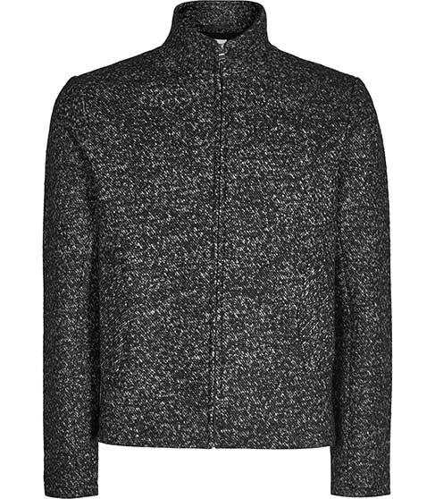 Reiss Edward Mottled Wool Blend Jacket