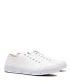 Reiss Springcourt - Mens Canvas Sneakers In White, Size 7