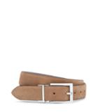 Reiss Whit - Reversible Suede Belt In Brown, Mens, Size 30