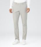 Reiss Ciaro - Mens Cotton Trousers In Grey, Size 30