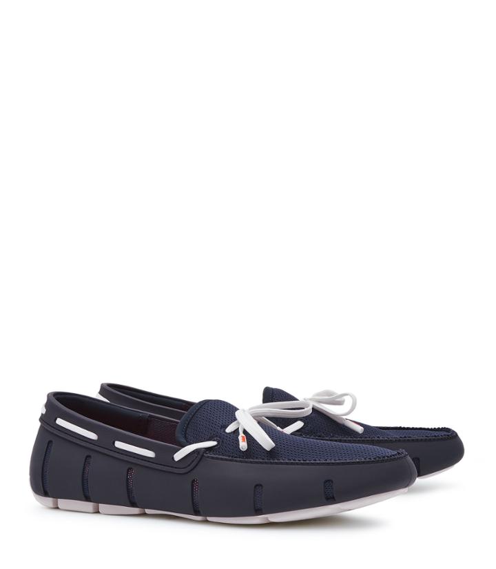 Reiss Swims Lace Loafer - Mens Lace Loafers In New Navy, Size 7