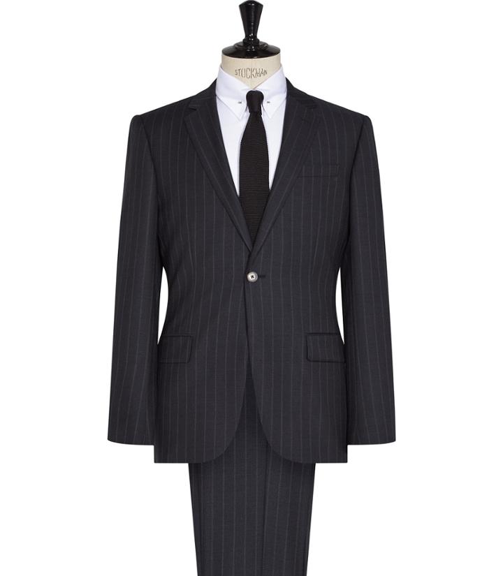 Reiss Capocci - Mens Pinstripe Suit In Grey, Size 36