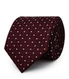 Reiss Xaviar - Mens Geometric Silk Tie In Red, Size One Size