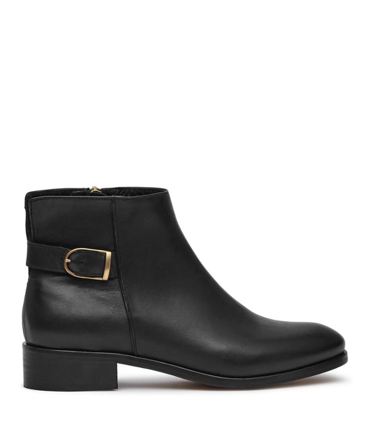 Reiss Maisie - Womens Leather Chelsea Boots In Black, Size 3