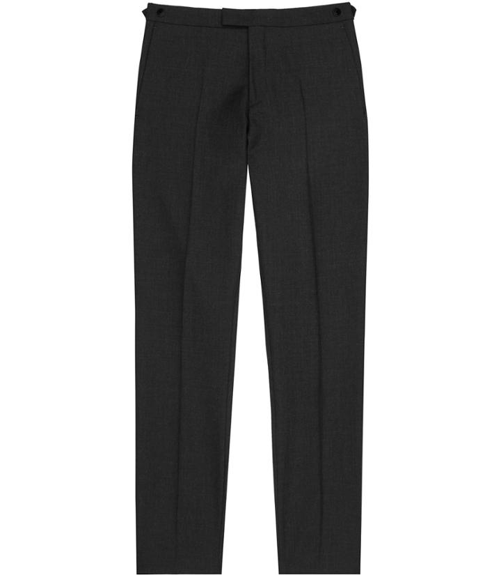 Reiss Farrow T - Mens Slim Wool Trousers In Grey, Size 28