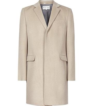 Reiss Vassal Single Breasted Wool Coat