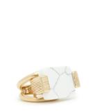 Reiss Halley - Statement Ring In White, Womens, Size Xs
