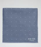 Reiss Higgs - Mens Dotted Pocket Square In Blue