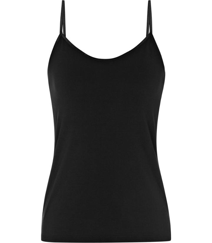 Reiss Camellia - Womens Jersey Cami Top In Black, Size Xs