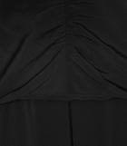 Reiss Nieve - Womens Pleat-detail Dress In Black, Size 12