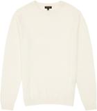 Reiss Hampton - Mens Cashmere Crew-neck Jumper In White, Size S