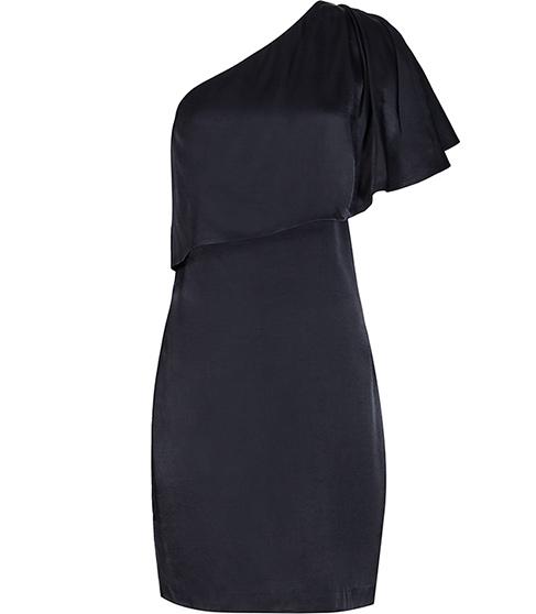 Reiss Solstice Asymmetric Shoulder Dress