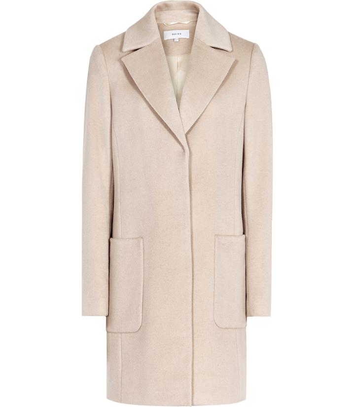 Reiss Harmony - Womens Relaxed-fit Coat In Brown, Size 4