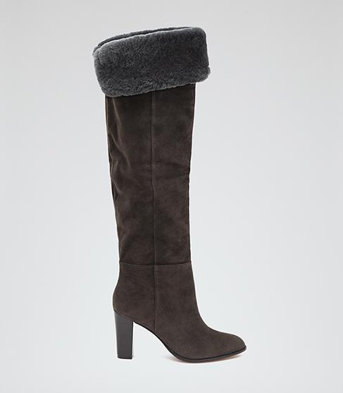 Reiss Una Suede Boots