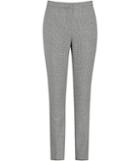 Reiss Maxine Trouser - Womens Patterned Tailored Trousers In White, Size 6