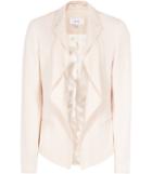 Reiss Sienna - Womens Drape-front Jacket In Ballet Pink, Size 4