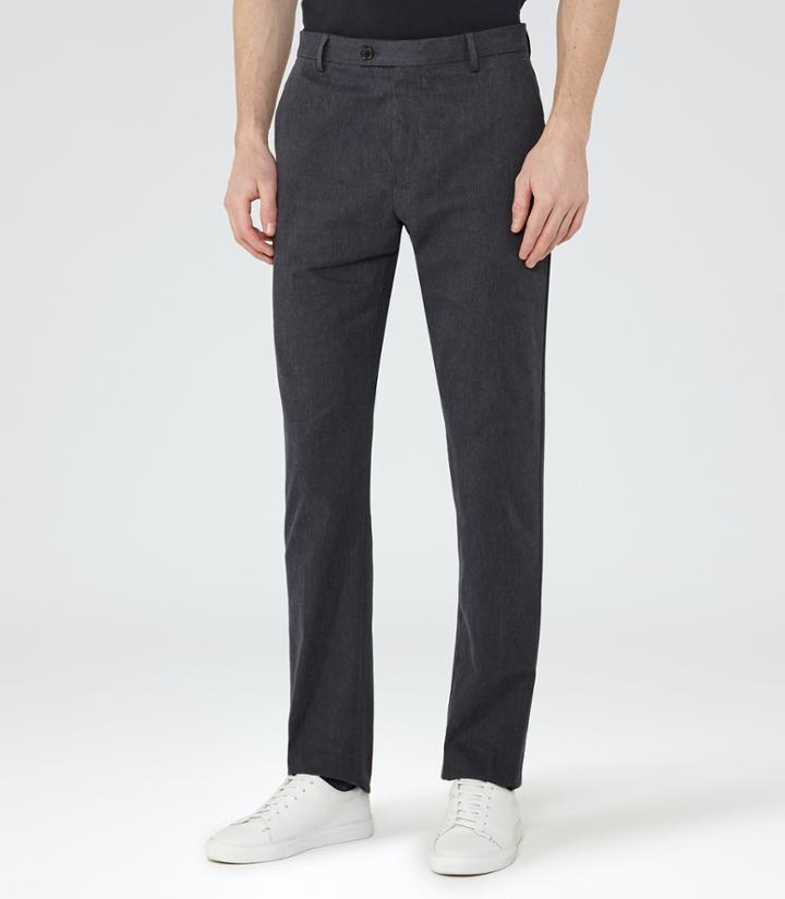 Reiss Horatio - Slim-leg Trousers In Blue, Mens, Size 30