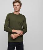 Reiss Wessex - Merino Wool Jumper In Green, Mens, Size S