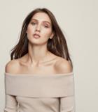 Reiss Ximena - Off-the-shoulder Jumper In Yellow, Womens, Size S