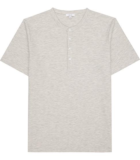 Reiss Sammy Textured Henley Shirt