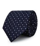 Reiss Xaviar - Mens Geometric Silk Tie In Blue, Size One Size