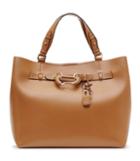 Reiss Bleecker - Womens Structured Leather Tote In Brown