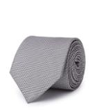 Reiss Bistel - Fleck-detail Silk Tie In Grey, Mens