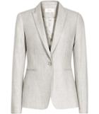 Reiss Connelly Jacket - Womens Tailored Blazer In Grey, Size 4