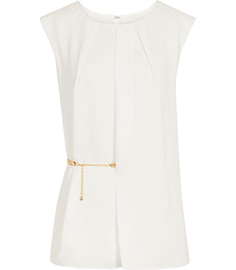 Reiss Jenna Belted Wrap-front Top