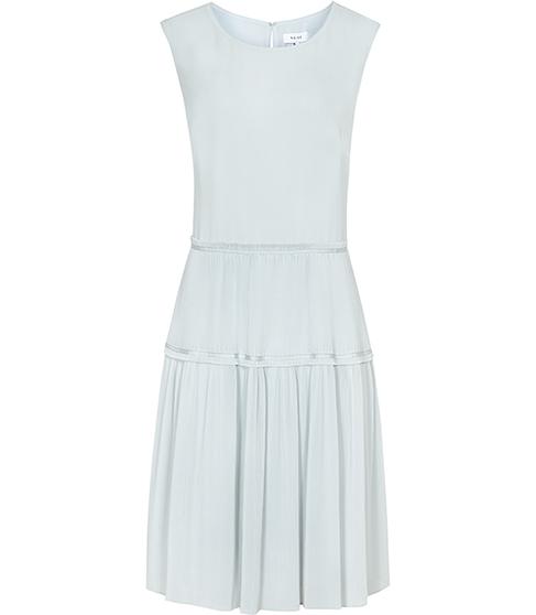 Reiss Justyna Plisse Skirt Dress