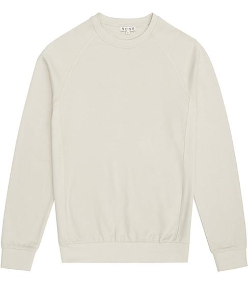 Reiss Forge Brushed Cotton Sweatshirt