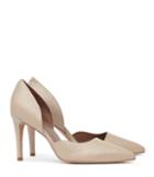 Reiss Lawrence - Womens Snake-effect Court Shoes In White, Size 4