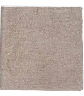 Reiss Yacht Linen Border Pocket Square