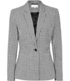 Reiss Linear Jacket - Womens Checked Blazer In White, Size 4