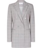 Reiss Marina Jacket - Womens Double-breasted Blazer In Pink, Size 4