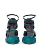 Reiss Odin - Womens Multi-strap Shoes In Blue, Size 4