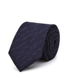 Reiss Malta - Mens Silk Patterned Tie In Blue