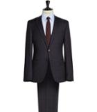 Reiss Horatious - Mens Checked Wool Suit In Blue, Size 44
